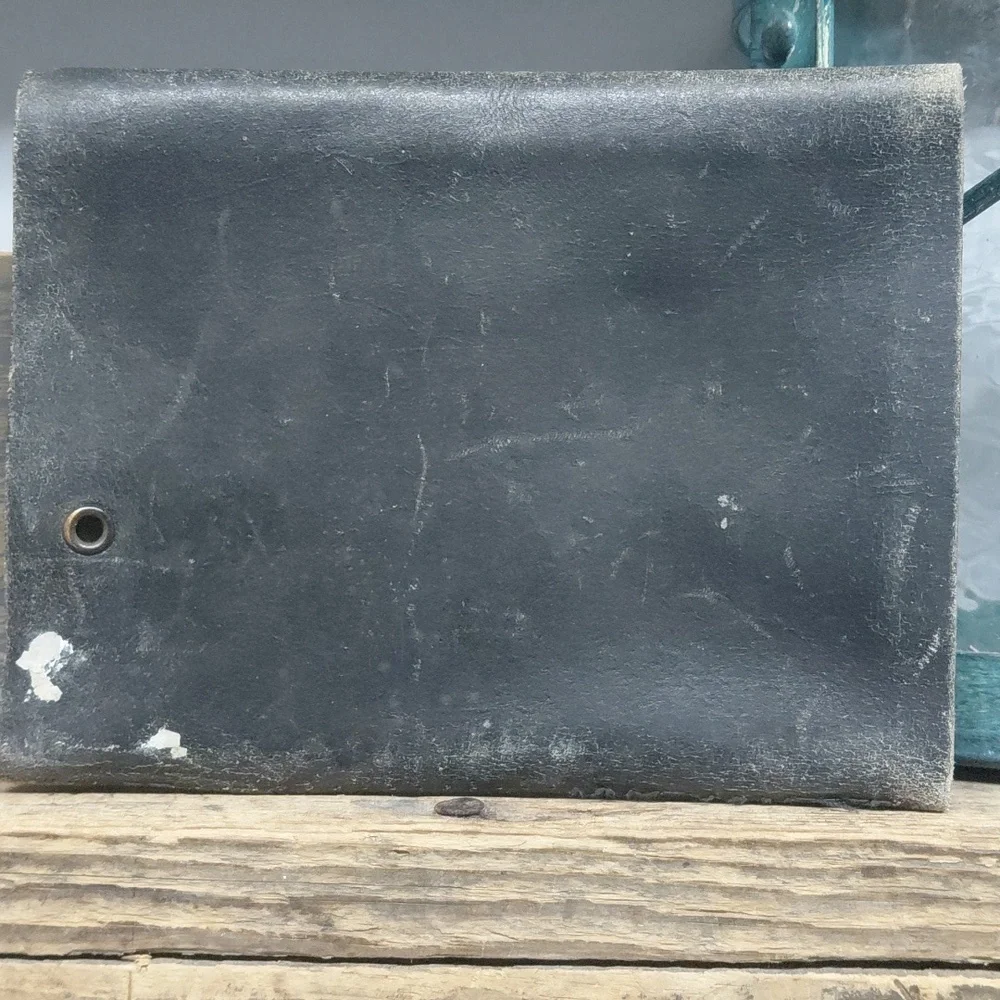 Vintage WWII Black Leather Seaman's Identification Wallet